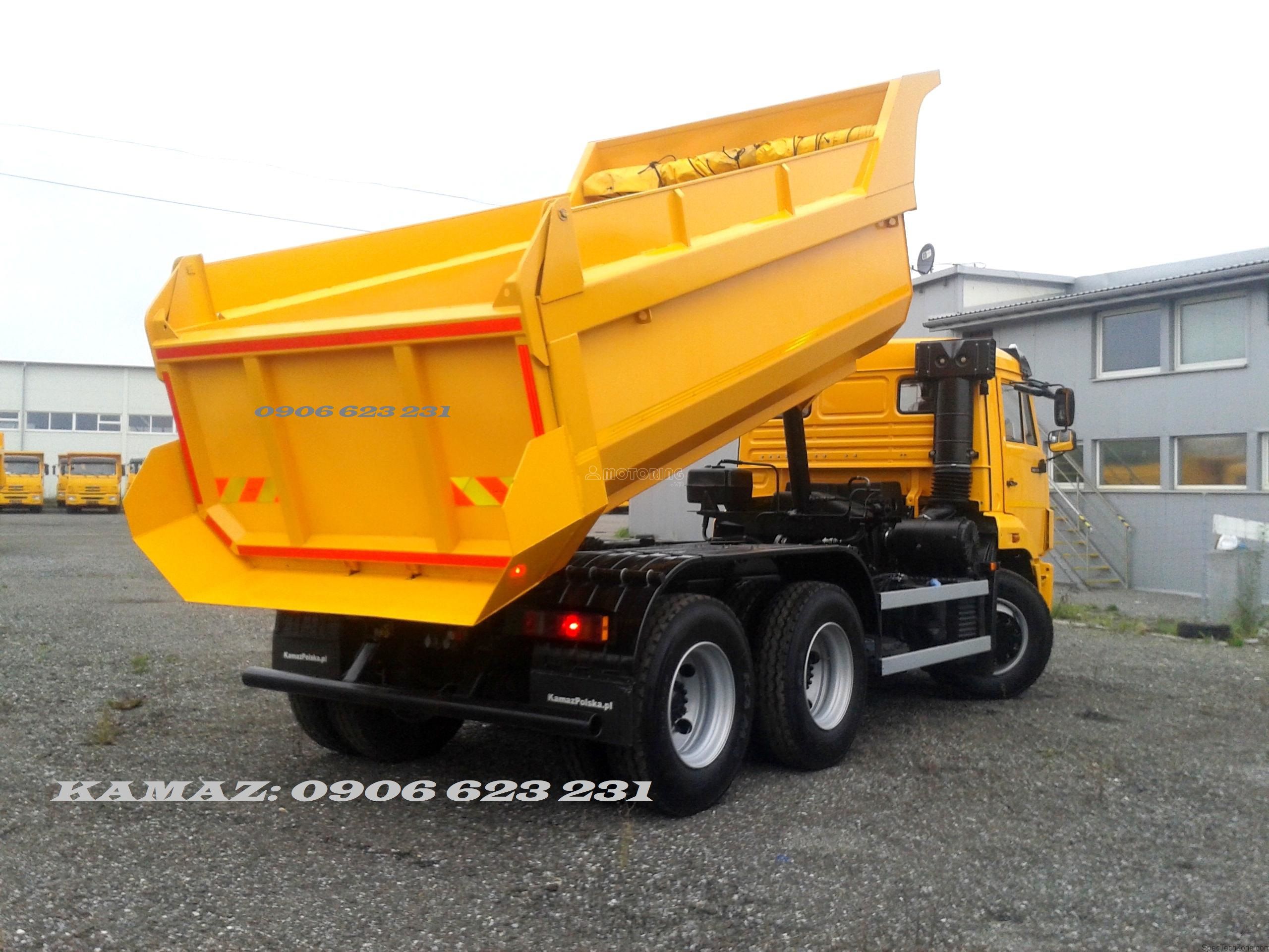 Kamaz Xe ben  Kamaz 15 tấn 65115 (Euro3) Ga cơ thùng vuông 2016 ảnh 2